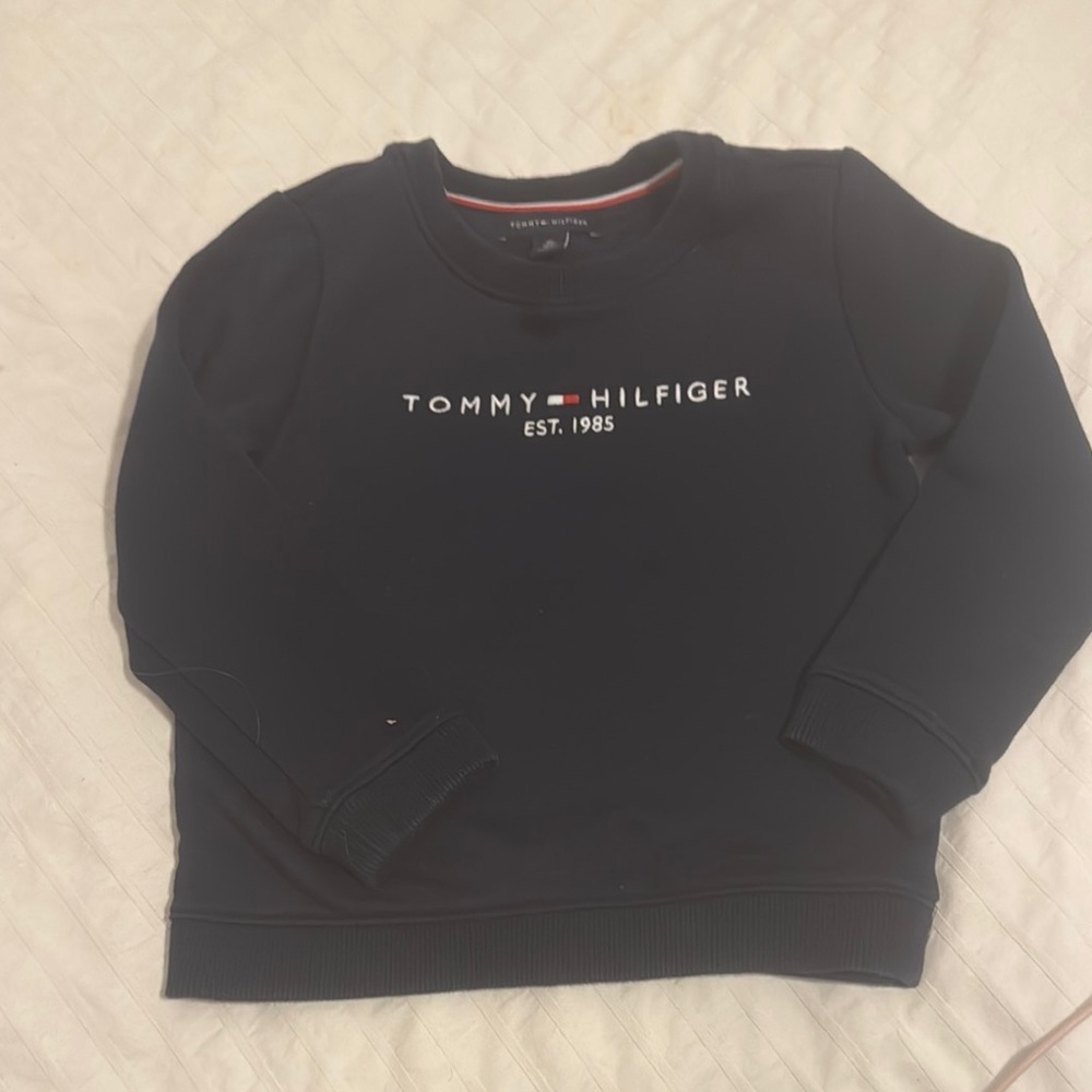 Tommy Hilfiger Black Crew Neck Sweatshirt